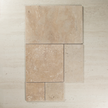 Travertine Latte French Pattern 30mm