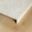 Travertine Stone Silver Drop Face Coping