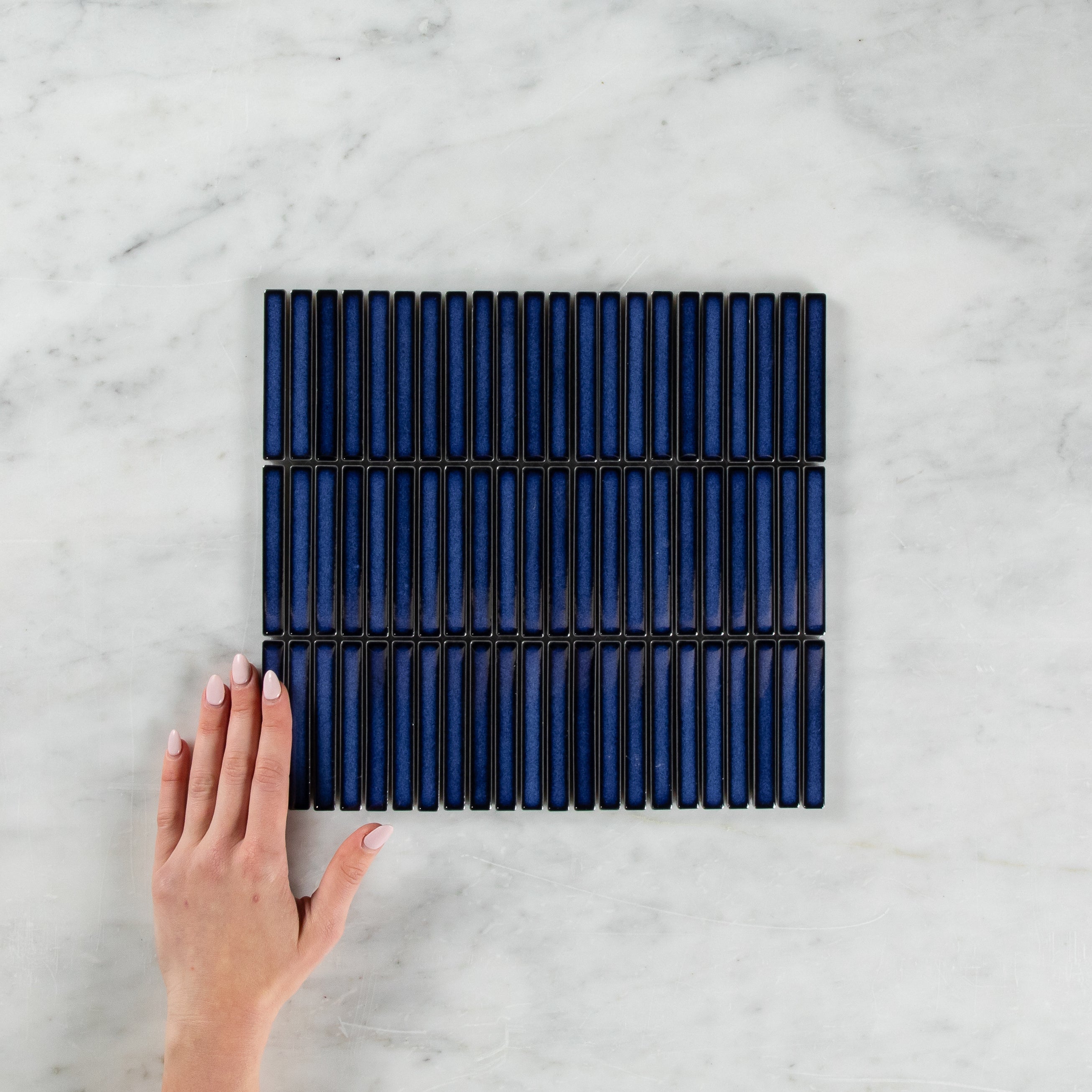 Cottesloe Antique Dark Blue Kit Kat Mosaic