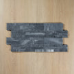 Crystal Black Honed Ledger Stone