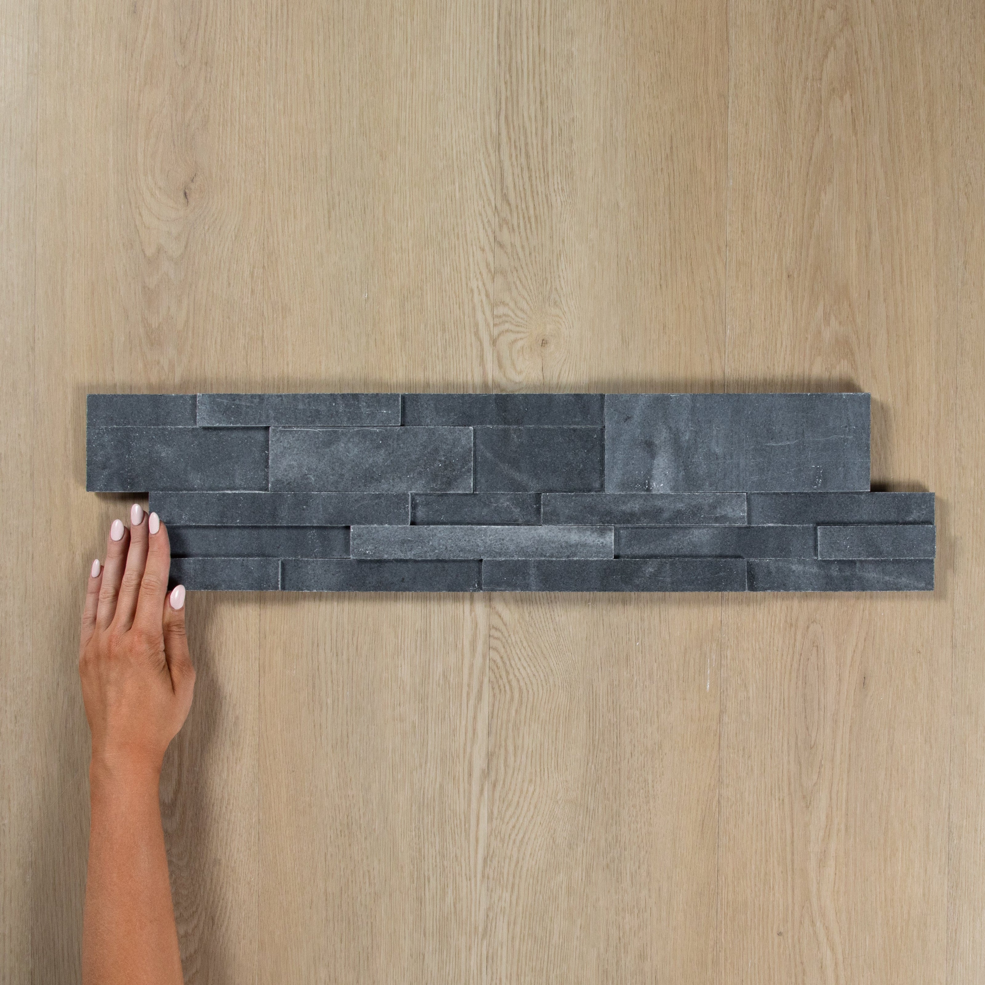 Crystal Black Honed Ledger Stone