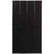 Brava Black Satin Subway