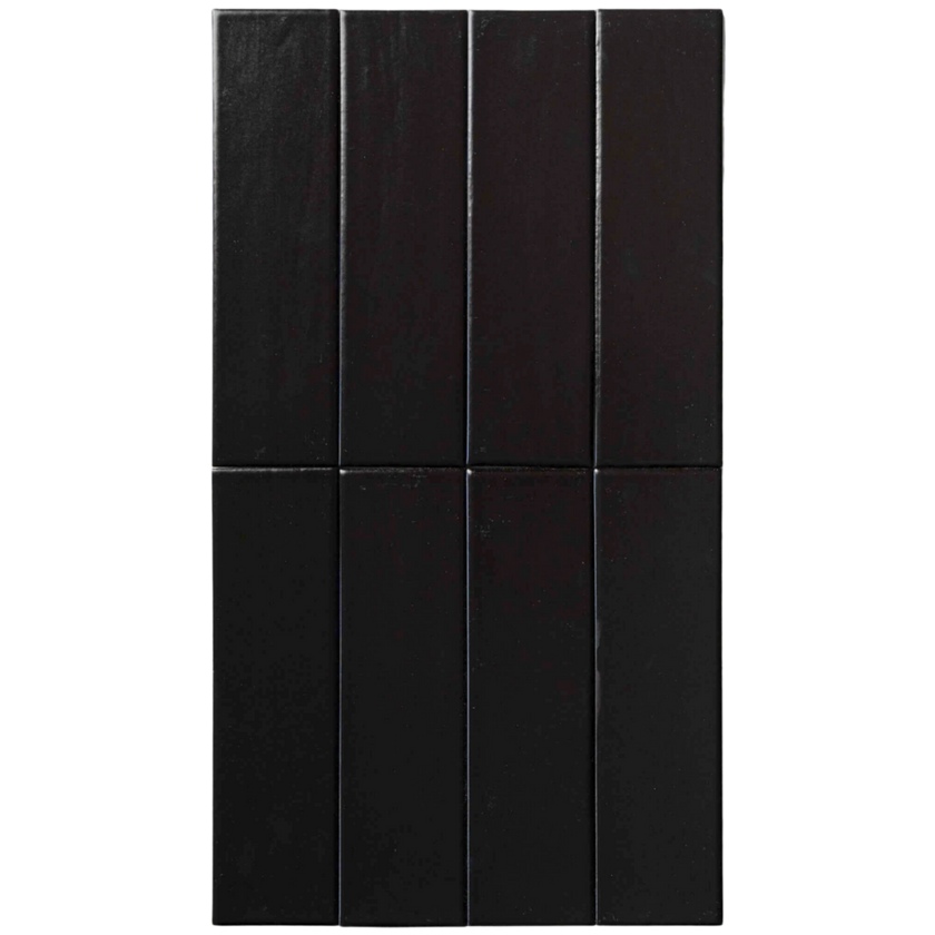 Brava Black Satin Subway