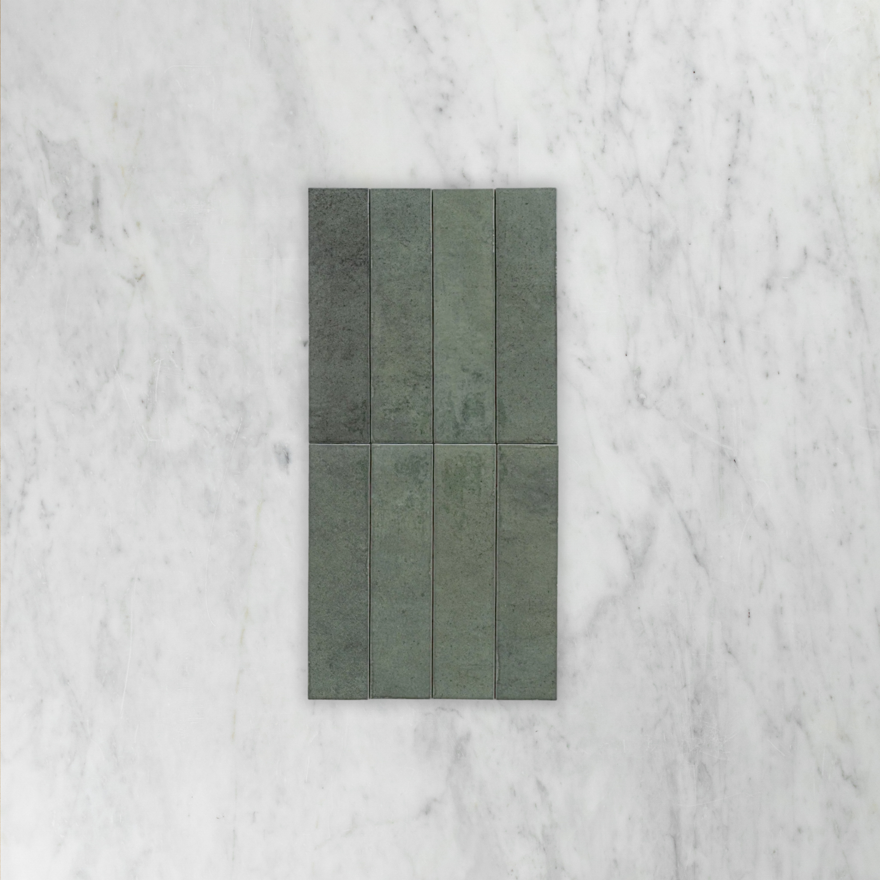 Bricks Green Glossy Subway