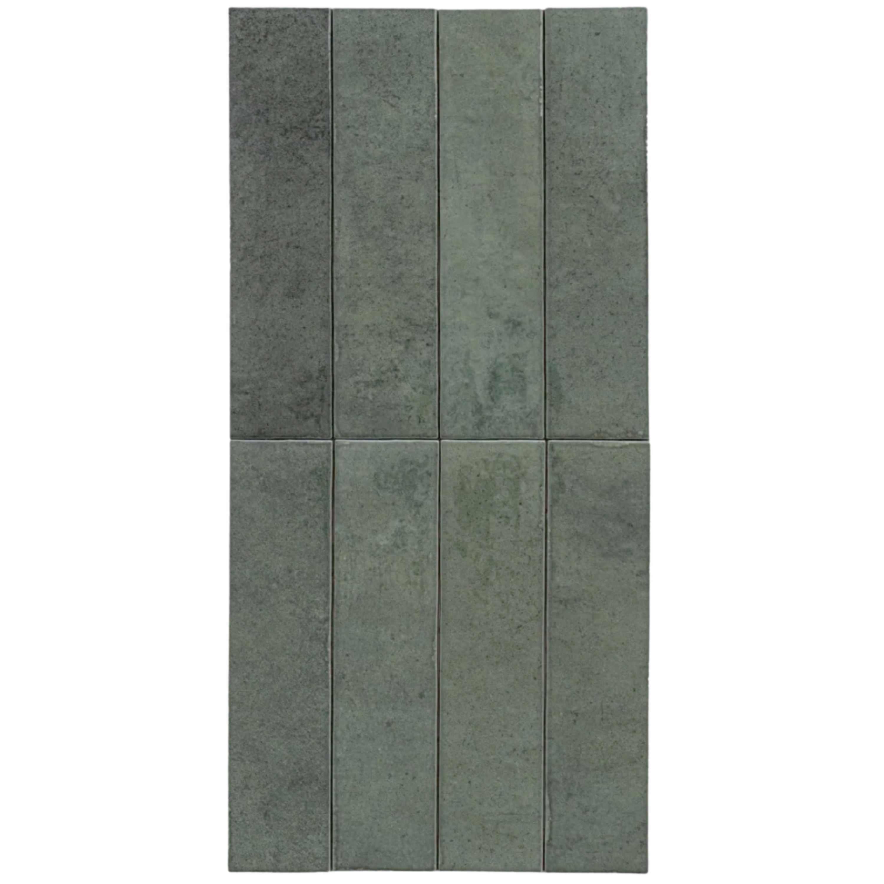 Bricks Green Glossy Subway