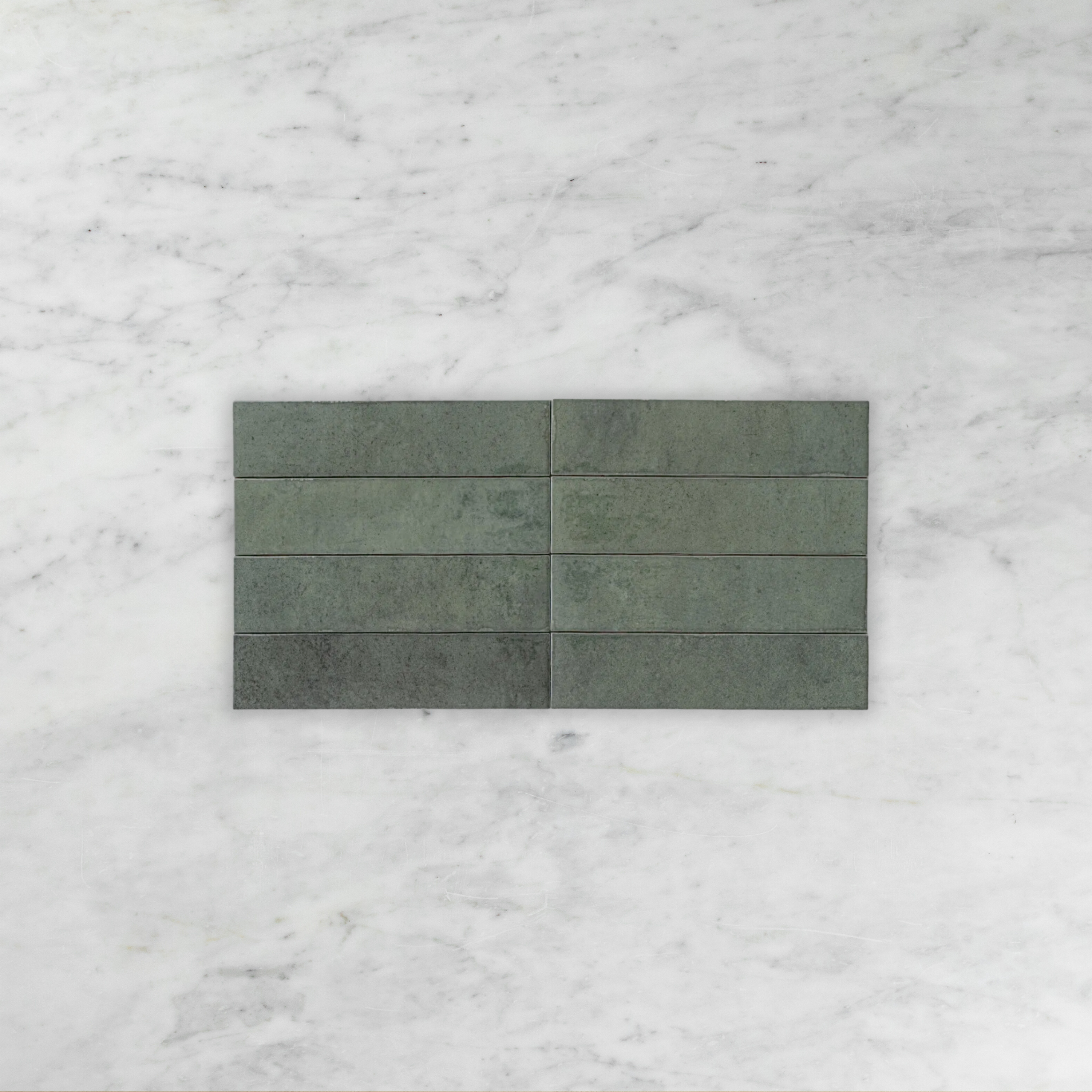 Bricks Green Glossy Subway