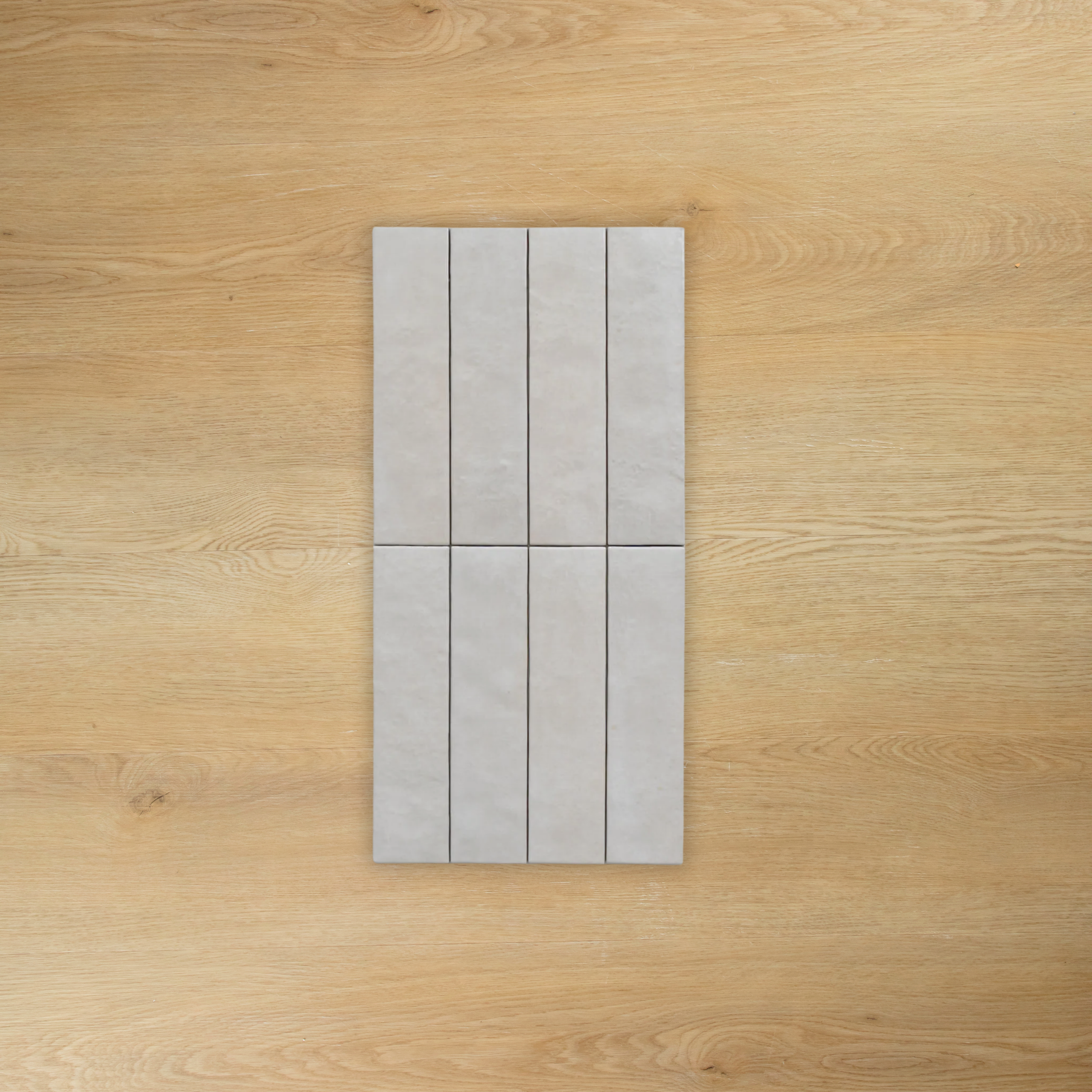 Bricks Off White Matte Subway