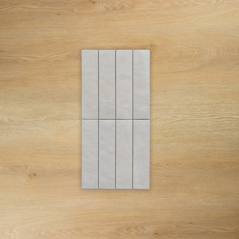 Bricks Off White Matte Subway