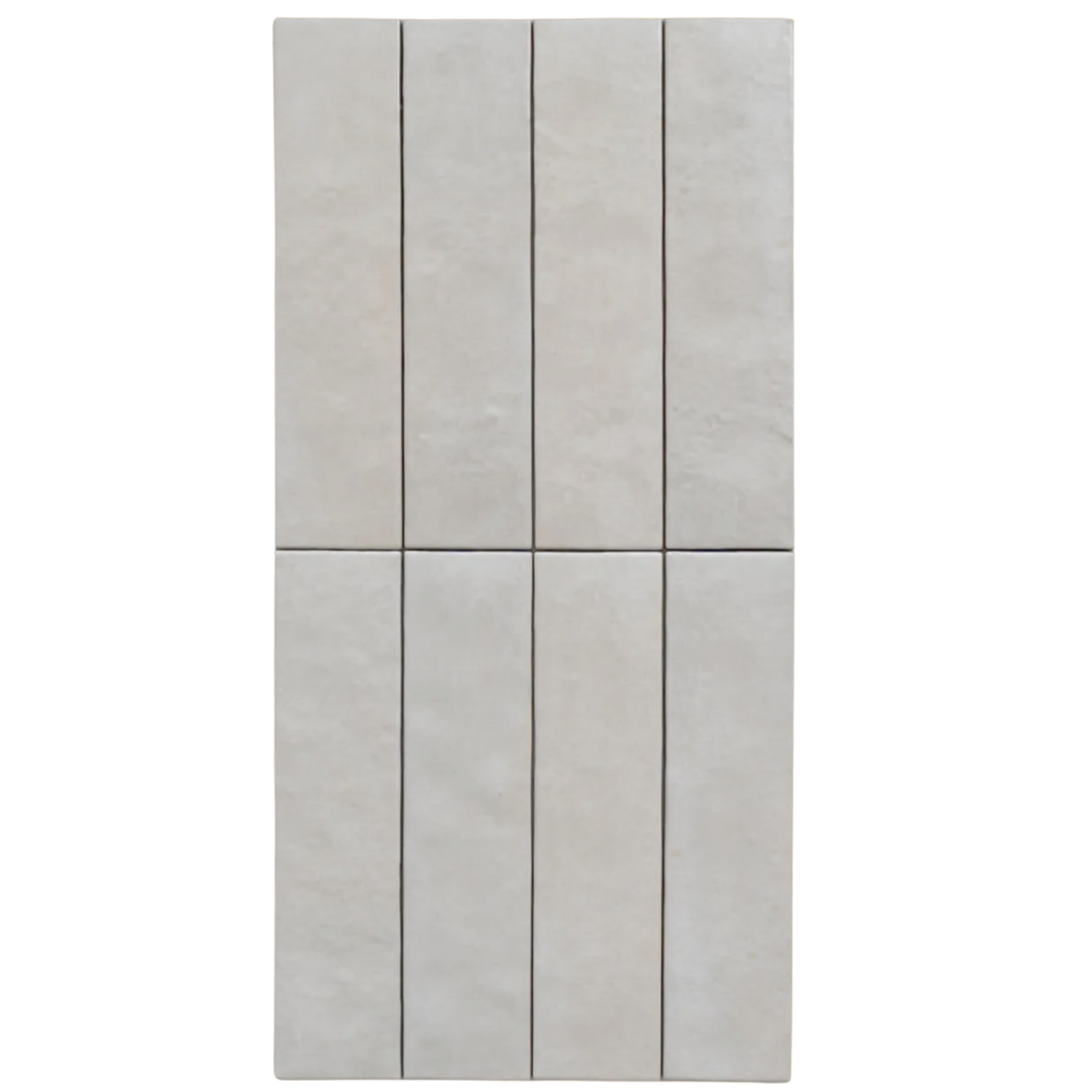 Bricks Off White Glossy Subway