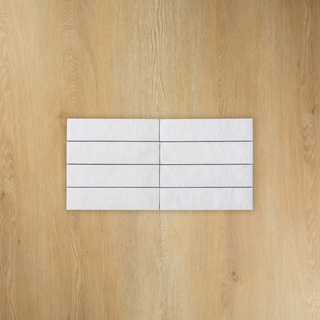 Bricks White Glossy Subway