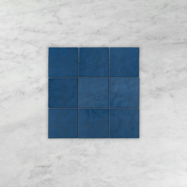 Casablanca Navy Blue Gloss Square