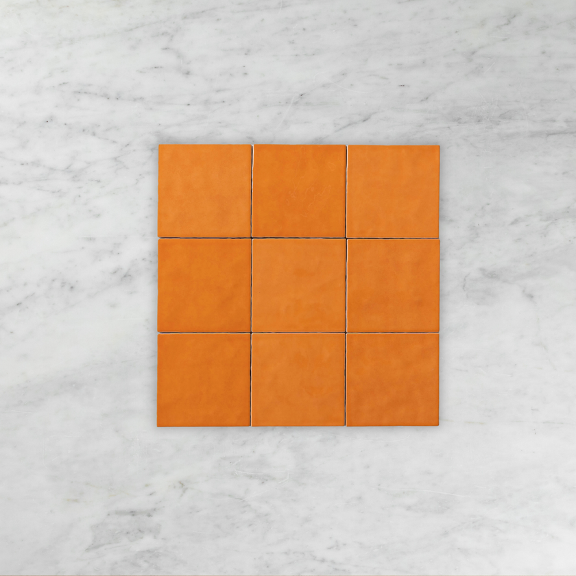 Casablanca Orange Gloss Square