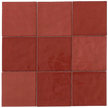 Casablanca Red Gloss Square