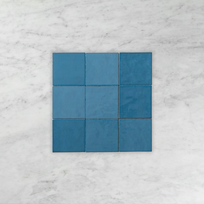 Casablanca Sky Blue Gloss Square