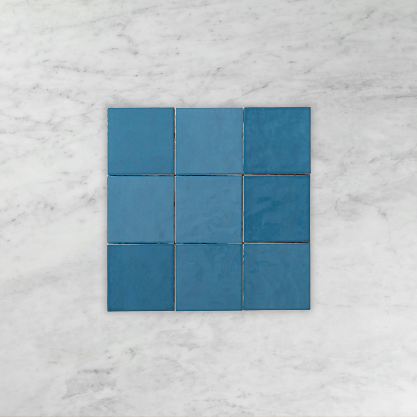 Casablanca Sky Blue Gloss Square