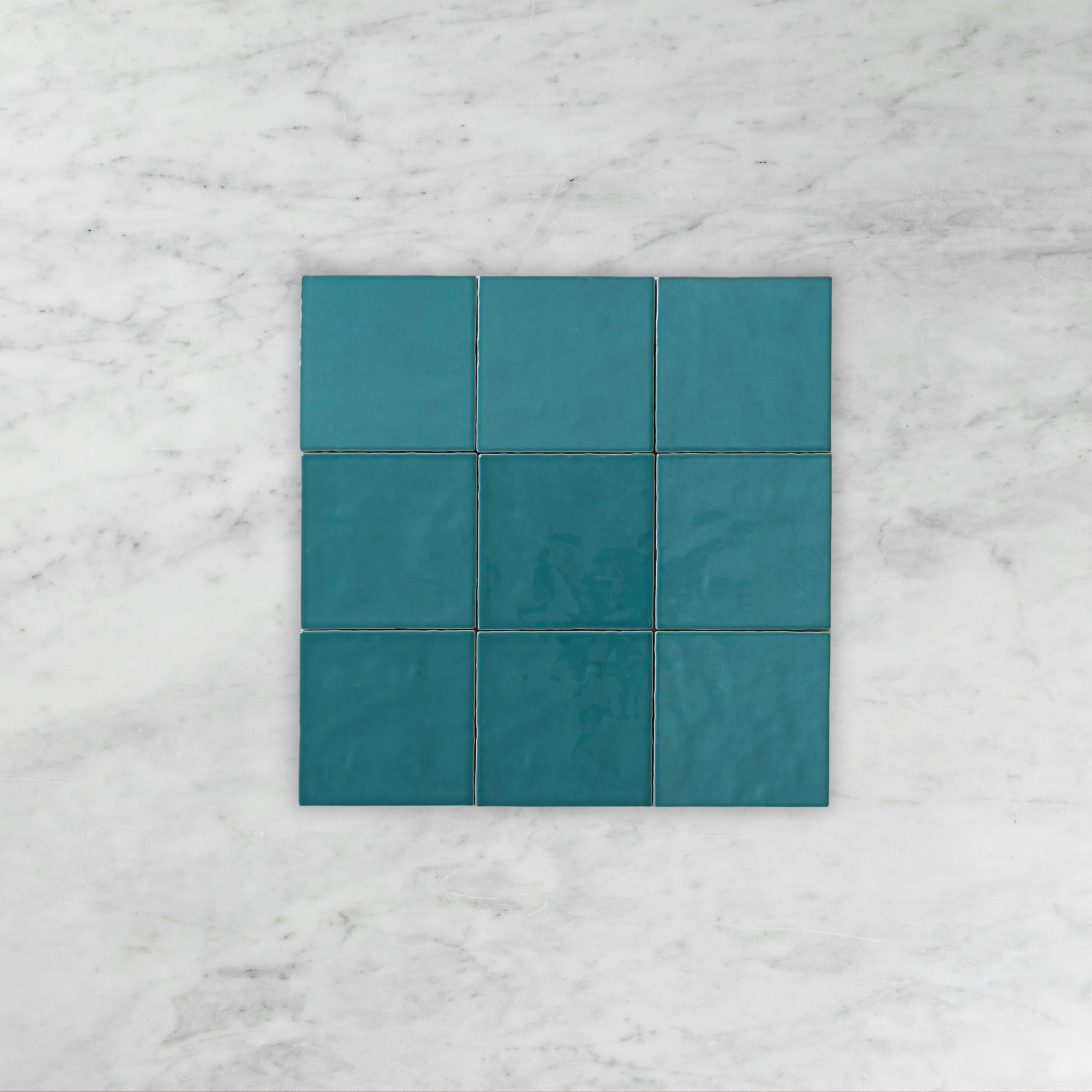 Casablanca Turquoise Gloss Square