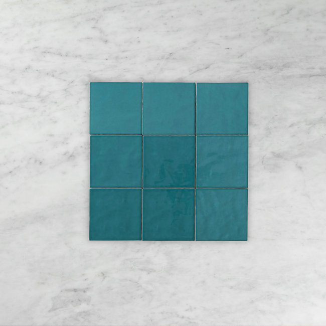 Casablanca Turquoise Gloss Square