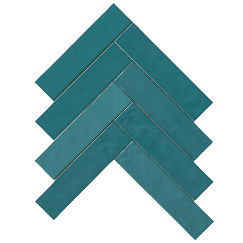 Casablanca Turquoise Blue Gloss Subway