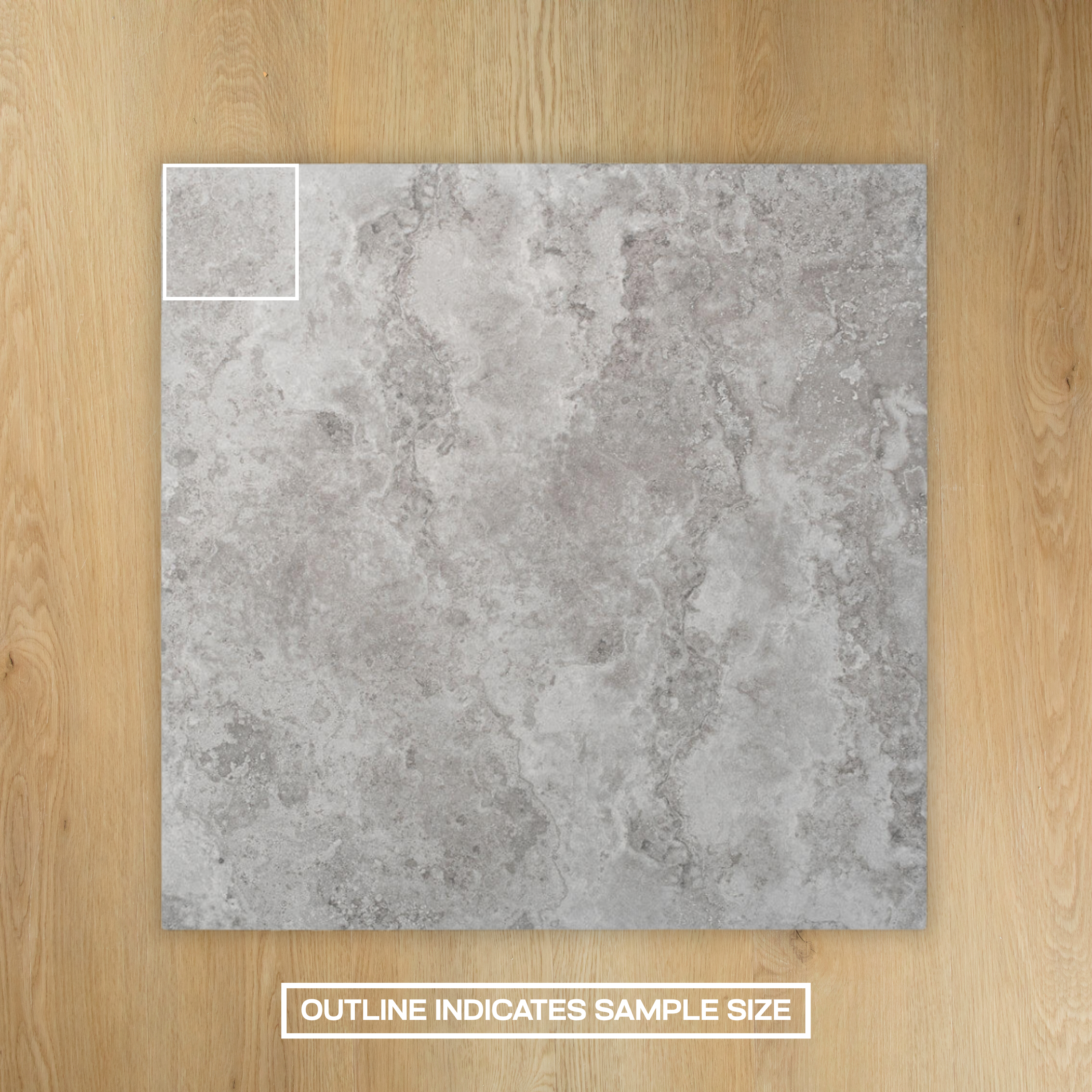 New Travertino Grey Matte