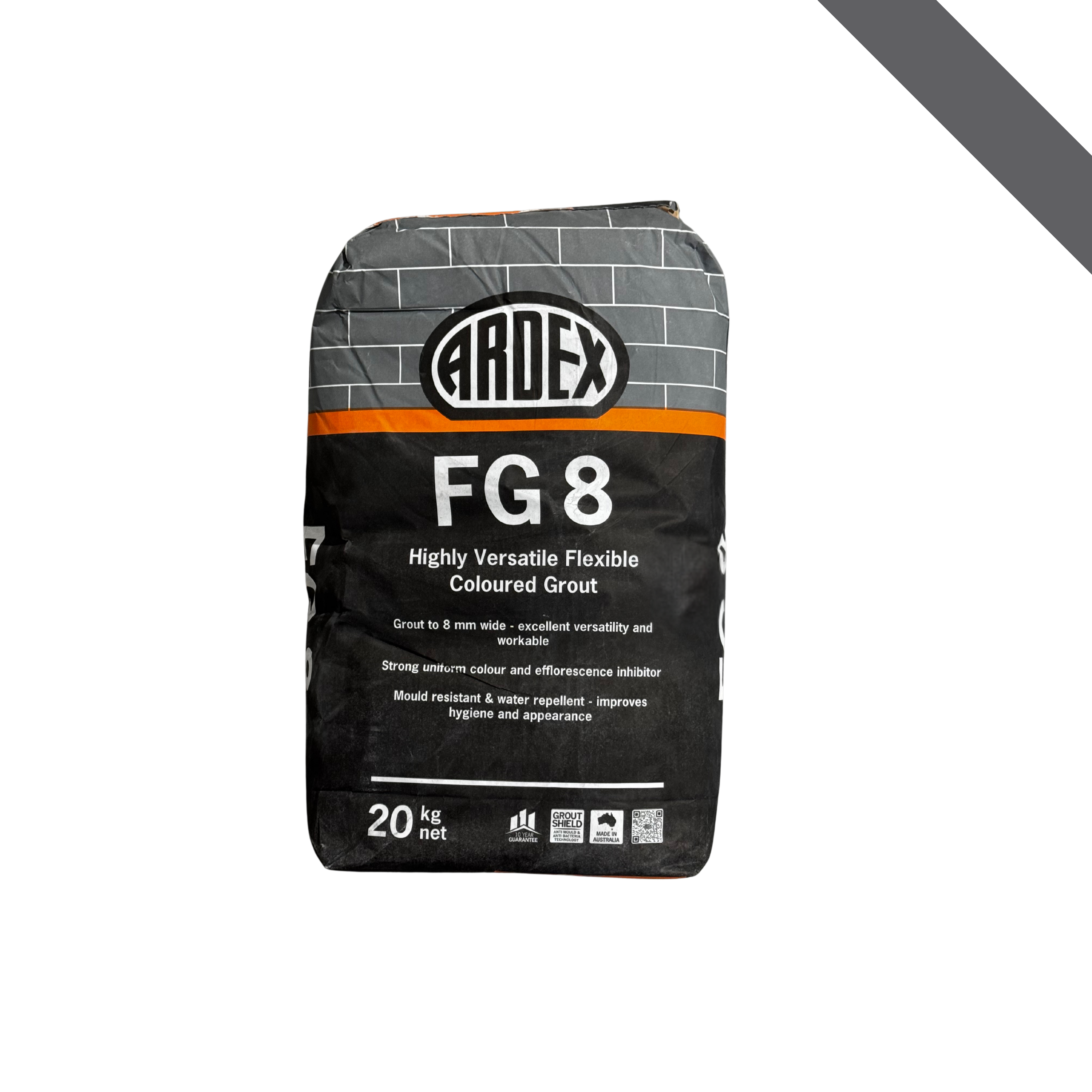 Ardex FG8 Charred Ash 287 Grout 20kg