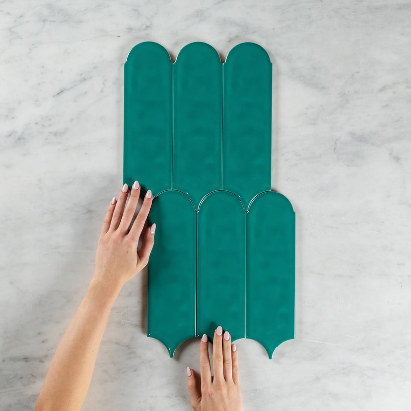 Flemmington Feather Green Ripple Gloss