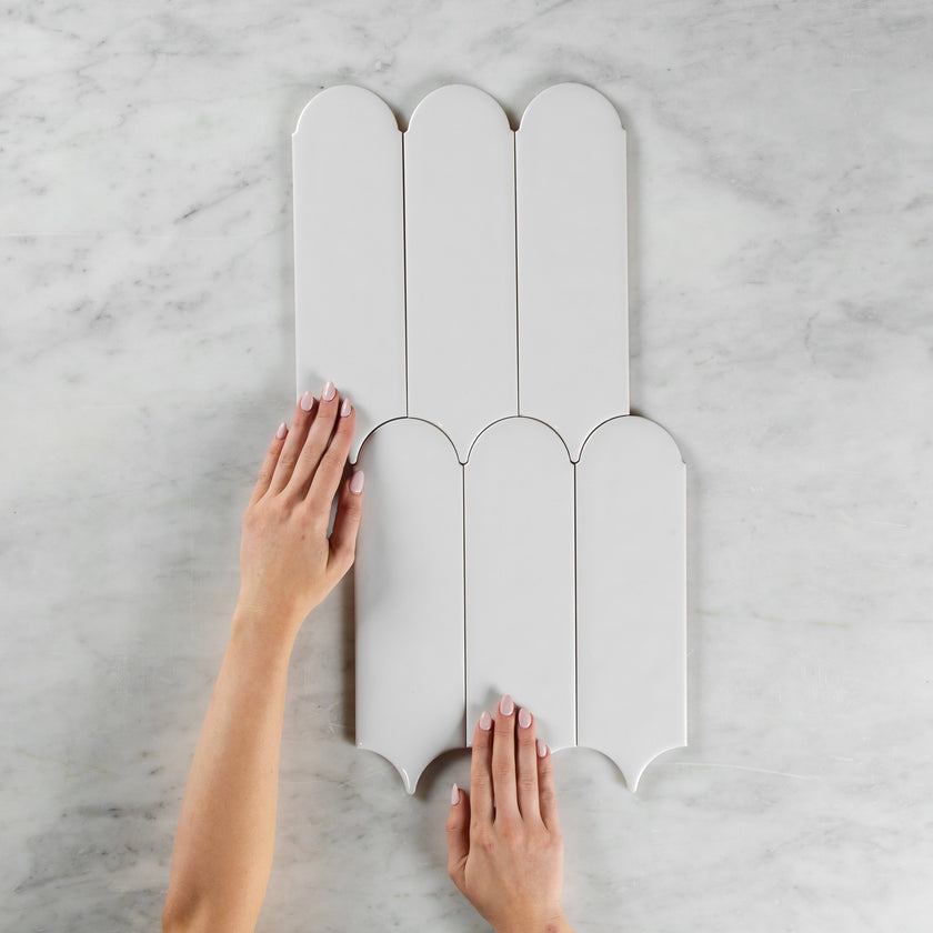Flemmington Feather White Ripple Gloss