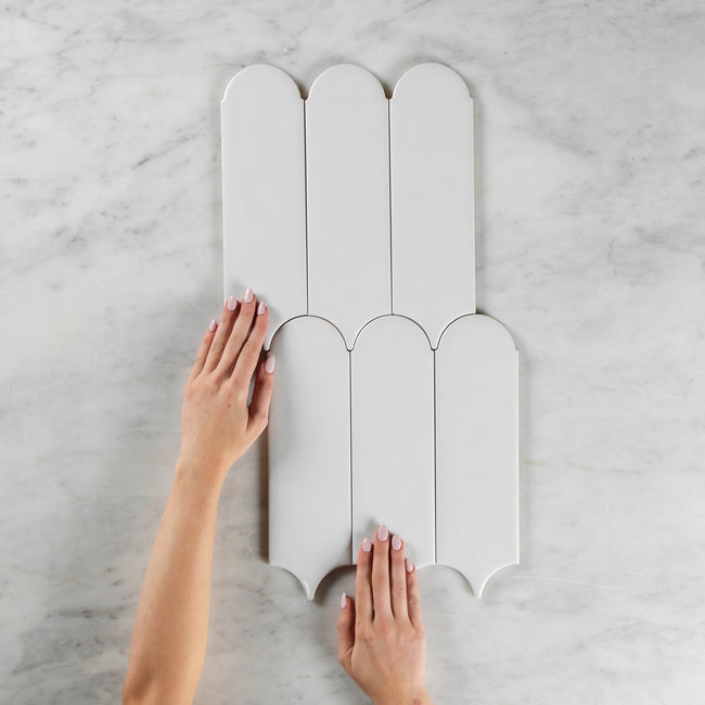 Flemmington Feather White Ripple Gloss