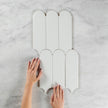 Flemmington Feather White Ripple Matte