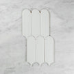 Flemmington Feather White Ripple Matte