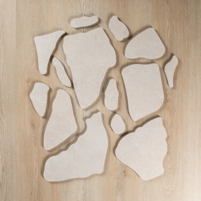 French Stone Beige Crazy Pave