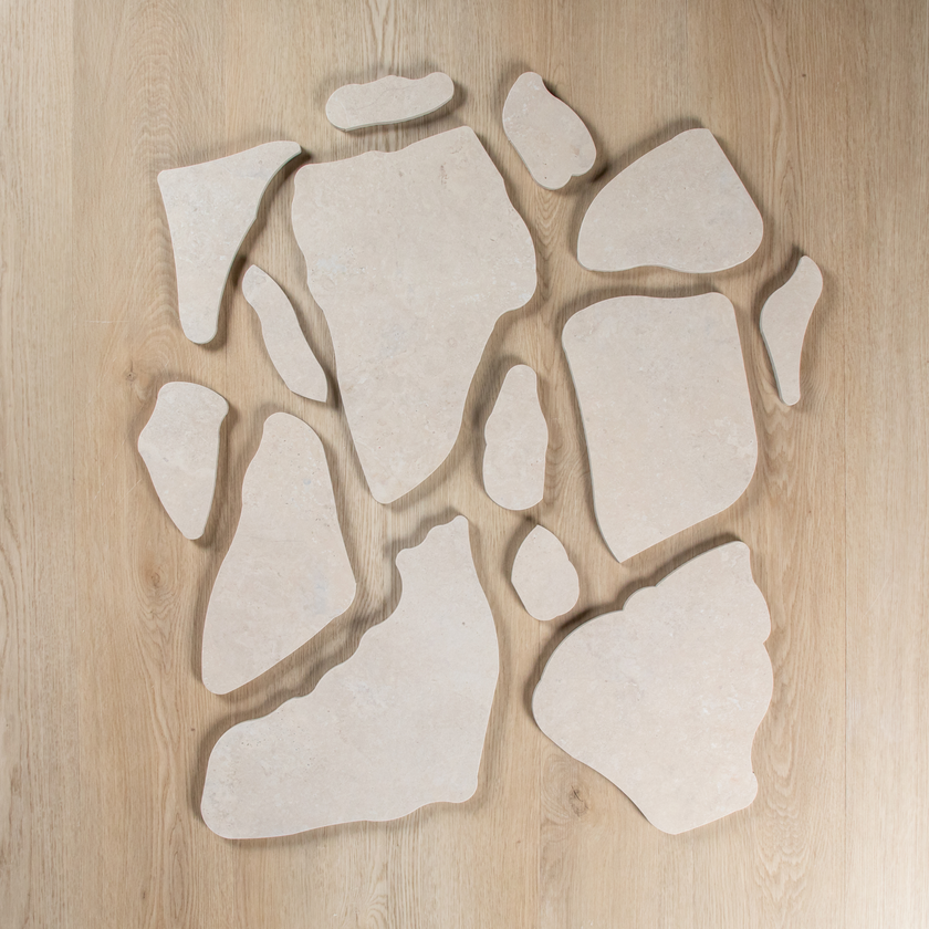 French Stone Beige Crazy Pave