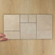 French Stone Beige French Pattern  In Out