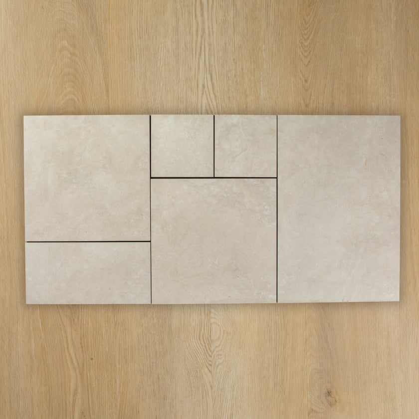 French Stone Bianco French Pattern In Out