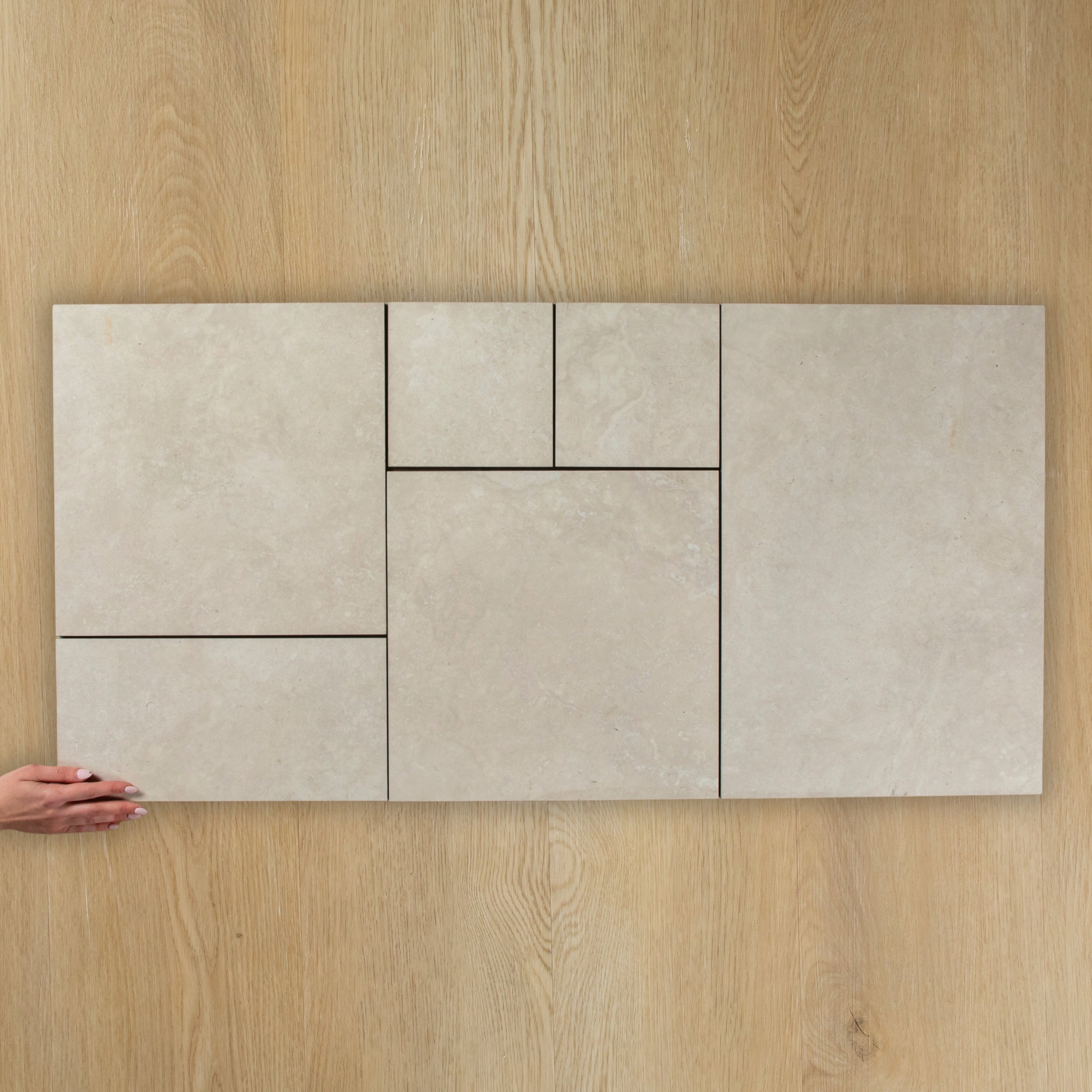 French Stone Bianco French Pattern In Out