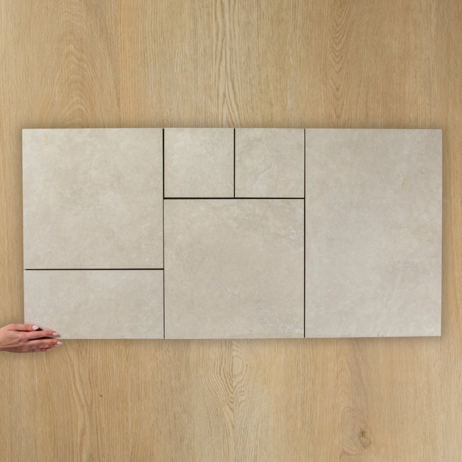 French Stone Bianco French Pattern In Out