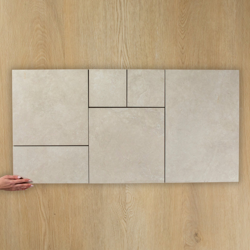 French Stone Bianco French Pattern In Out