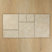 Travertine Stone Ivory French Pattern