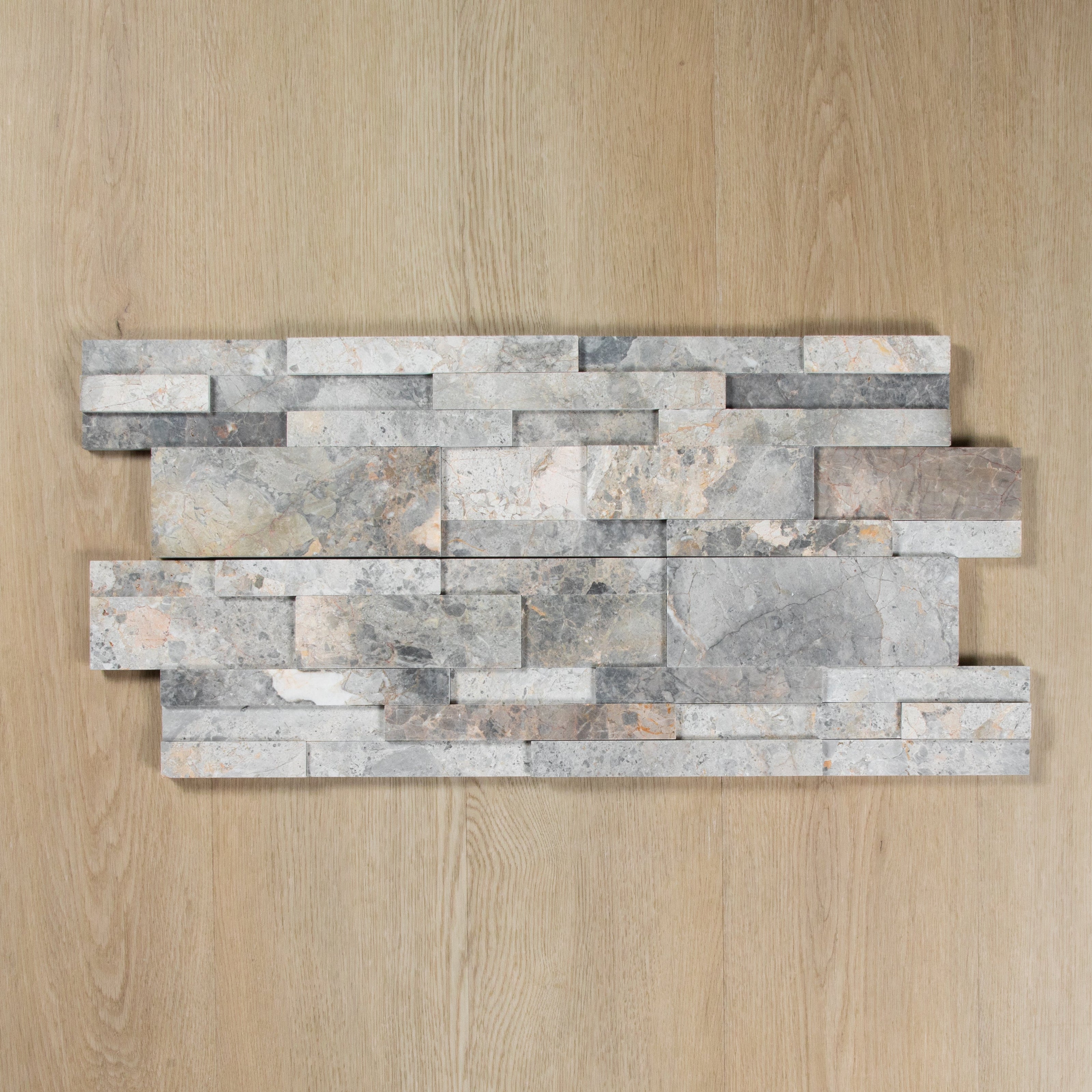 Grey Multicolor Honed Ledger Stone