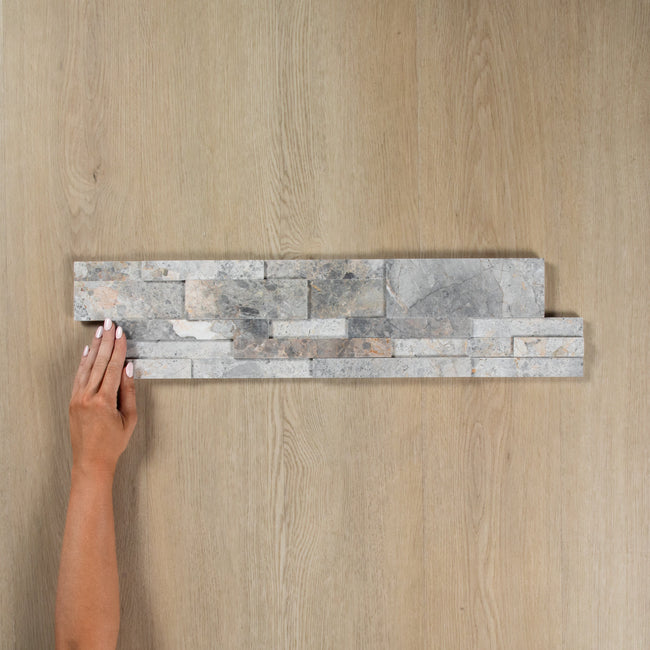 Grey Multicolor Honed Ledger Stone