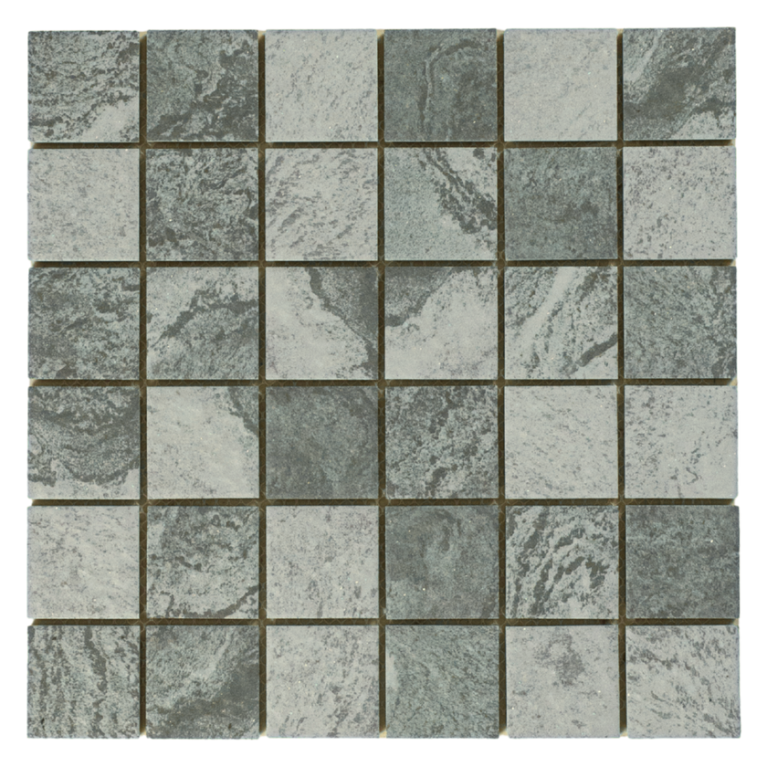 Hammond Grey Structured Mosaic