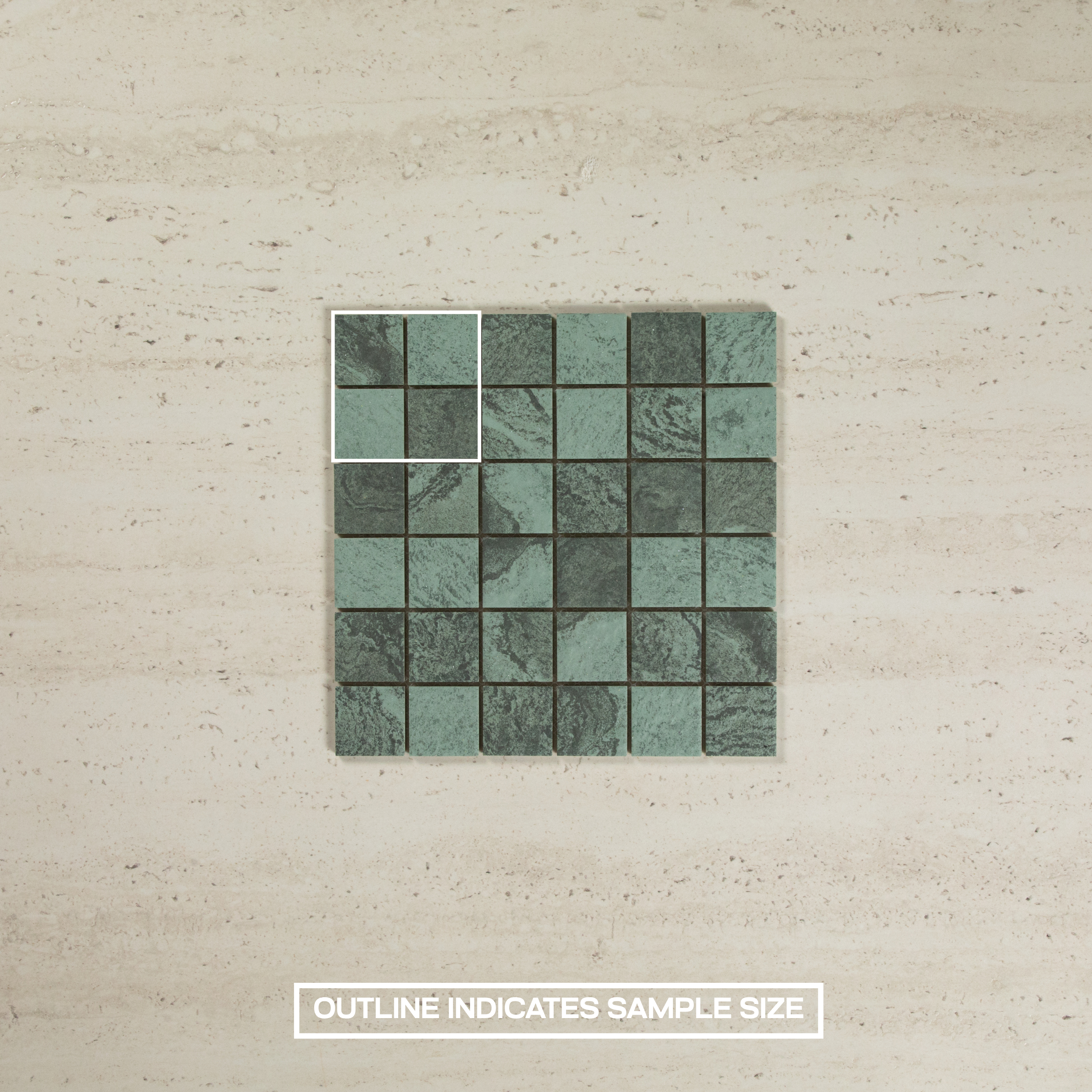 Hammond Green Structured Mosaic