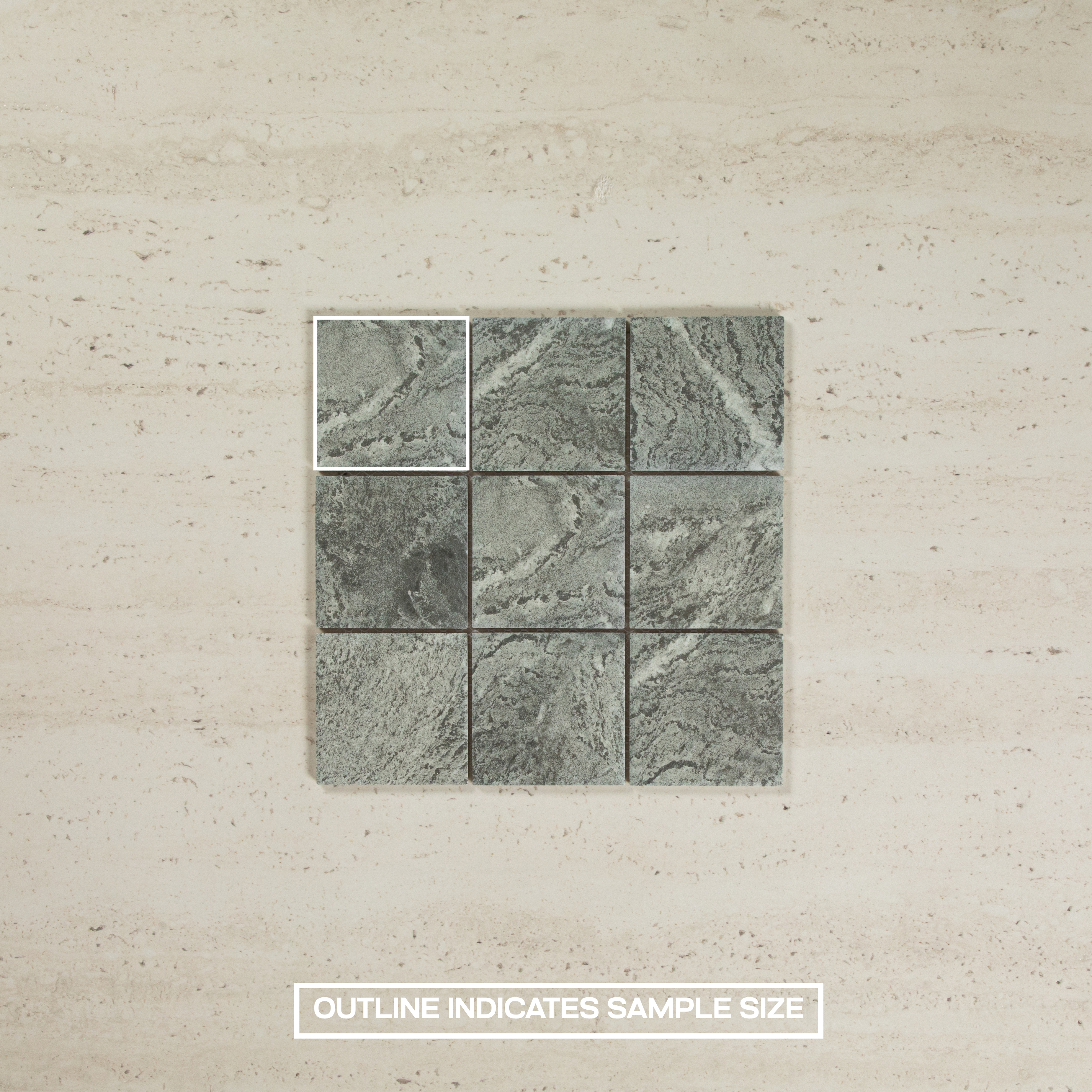 Hammond Grey Structured Mosaic