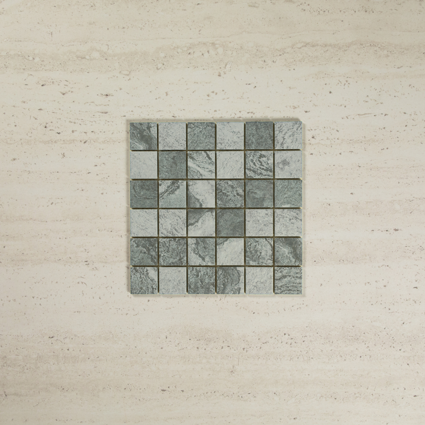 Hammond Grey Structured Mosaic