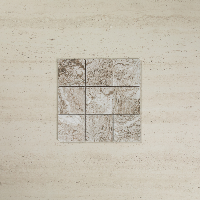 Hammond Light Grey Structured Mosaic