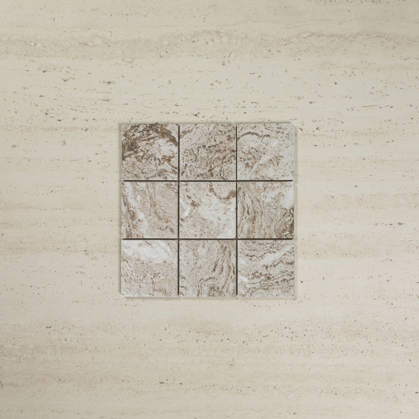 Hammond Light Grey Structured Mosaic
