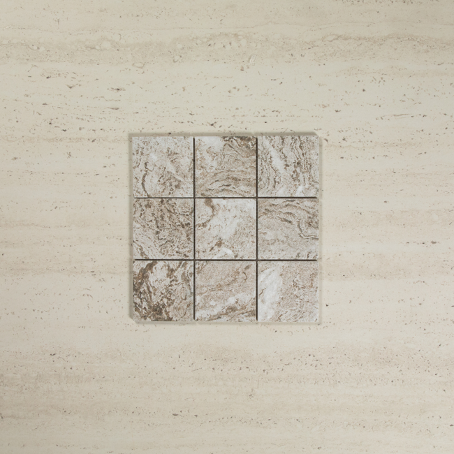 Hammond Light Grey Structured Mosaic