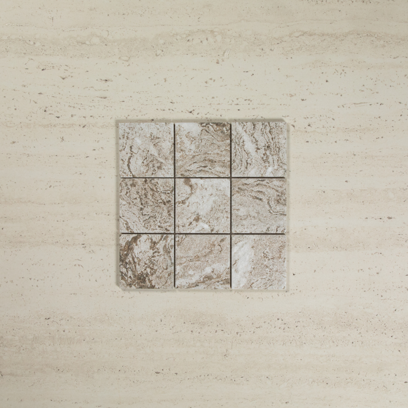 Hammond Light Grey Structured Mosaic