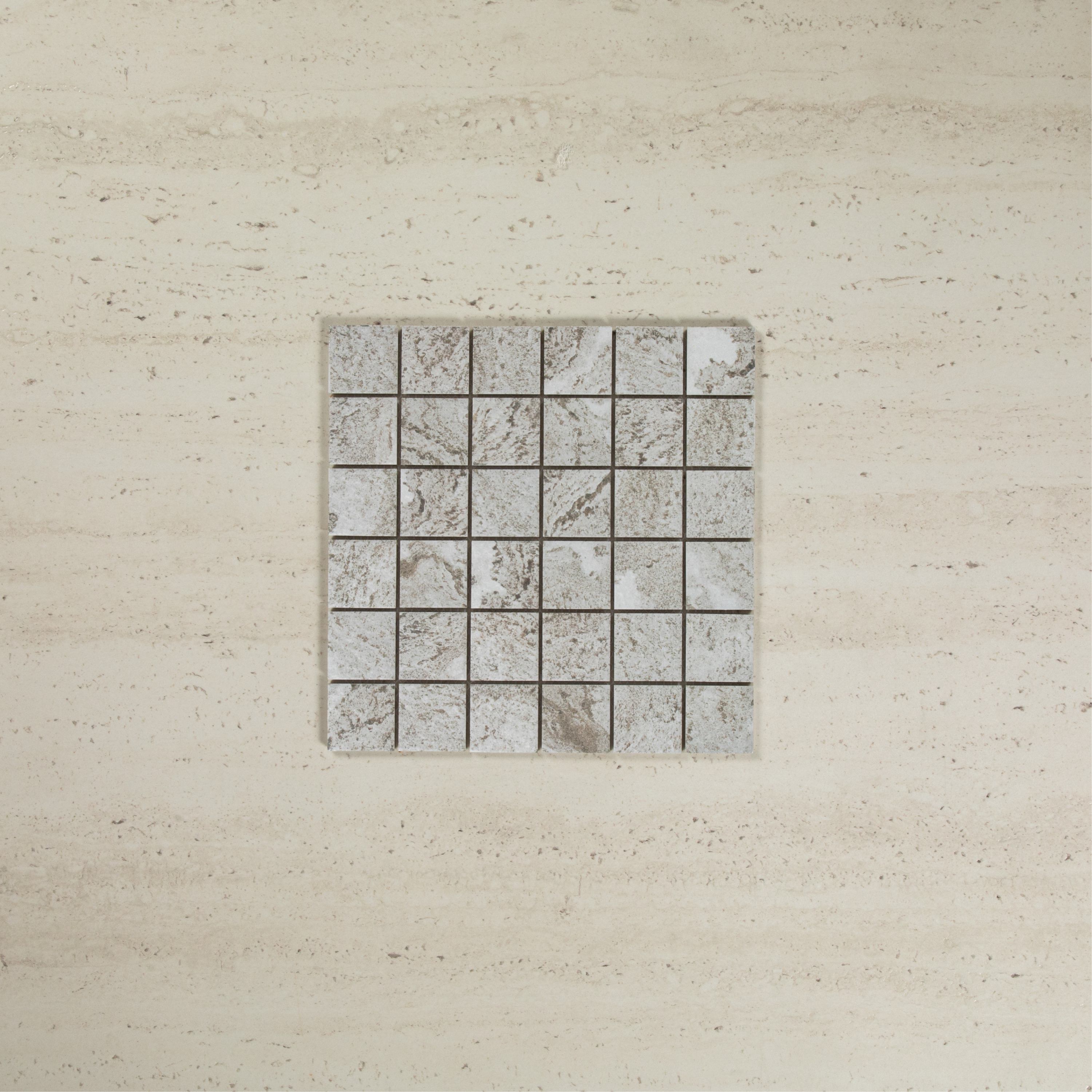 Hammond Light Grey Structured Mosaic