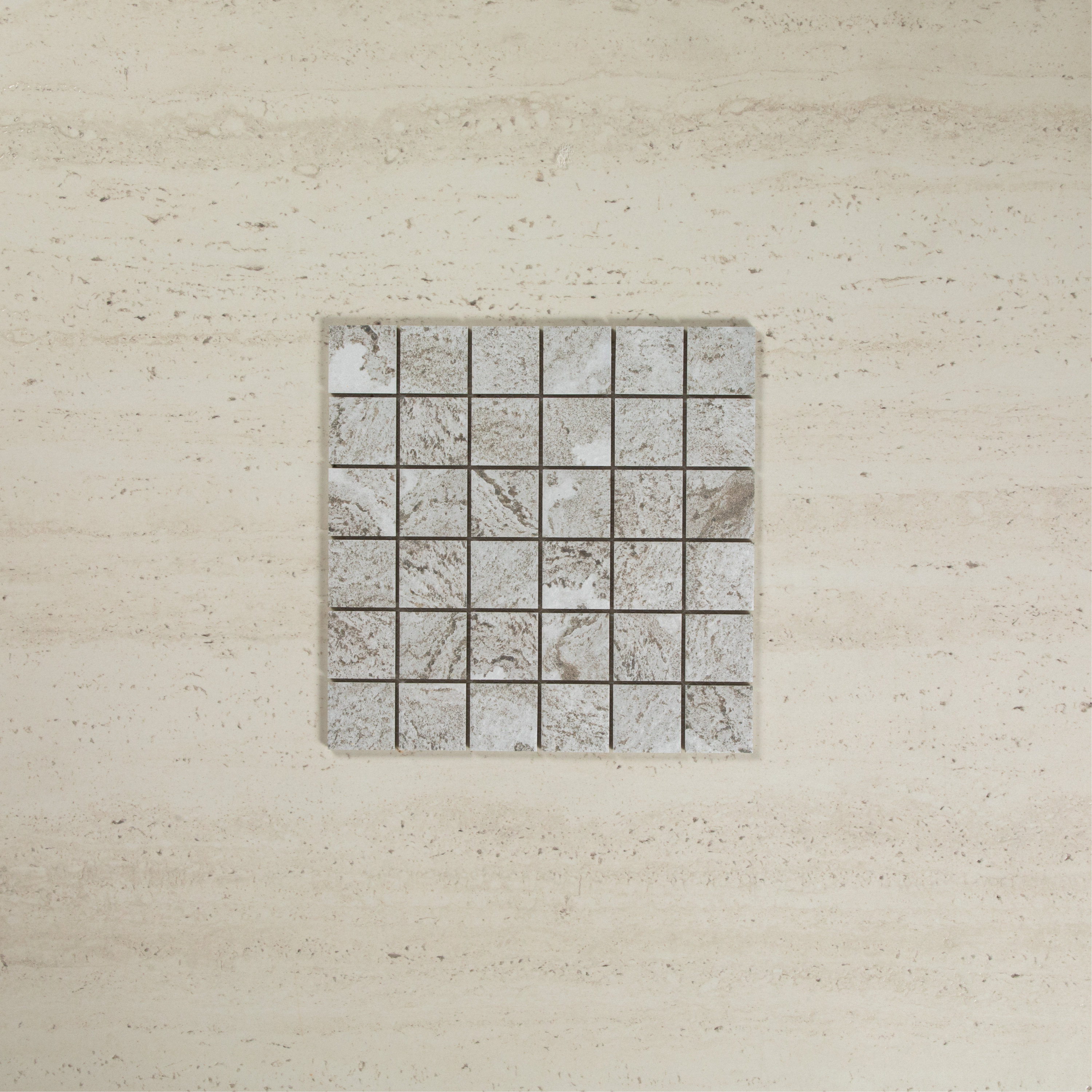 Hammond Light Grey Structured Mosaic
