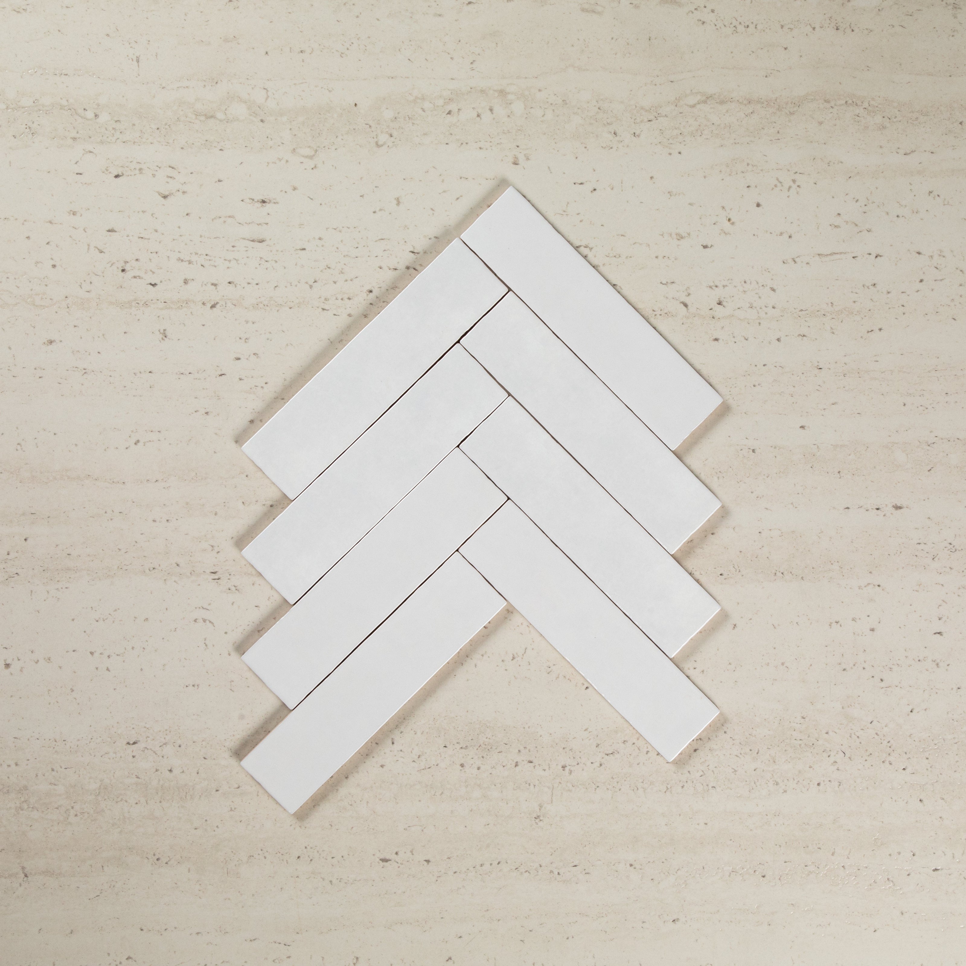Terra Di Travertine Light + Haven White Subway